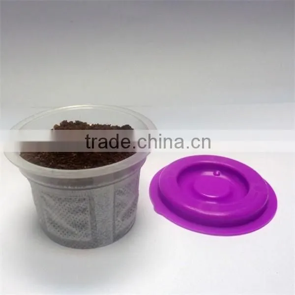 Etching mesh coffee k cup filter golden reusable k cup