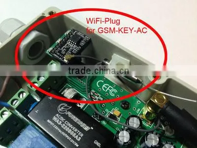 GSM control box Double relay output and double alarm input