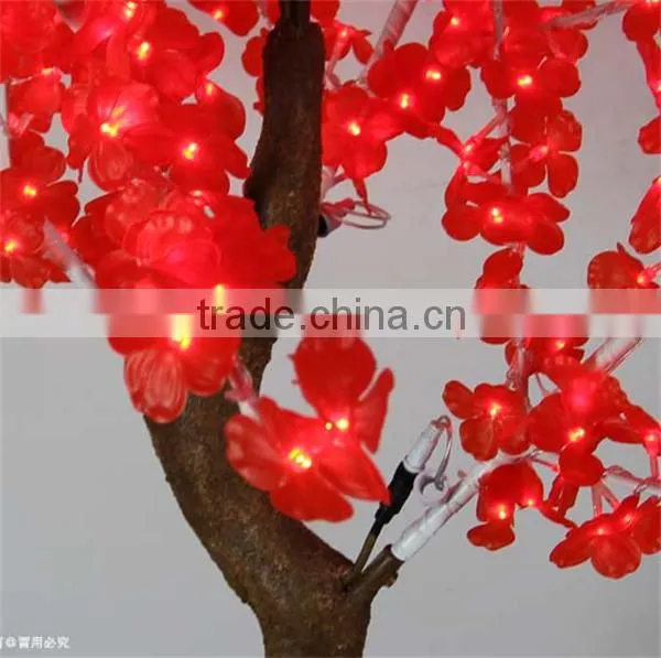 Artificial cherry blossom holiday light decoration plant artificial