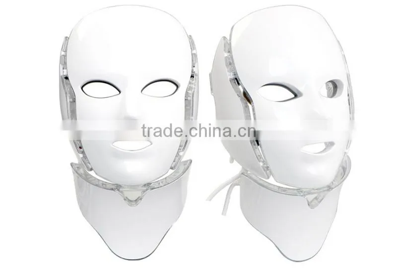 Most popular products IPL light therapy LED facial neck mask with 3 colors-Red .blue and infrared from china
