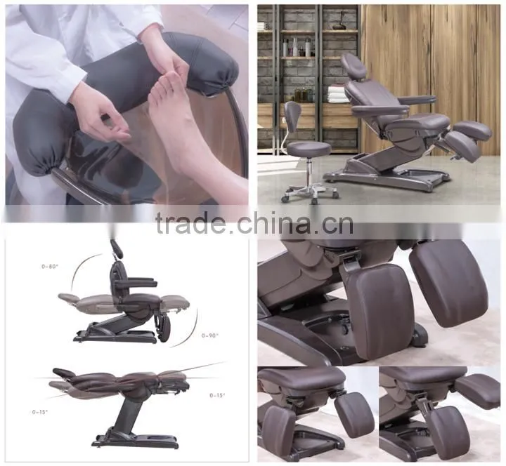 High density spone electric facial bed with 3 motors
