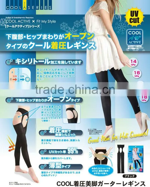 Cool Compression Beauty Legs Leggings Garter Design