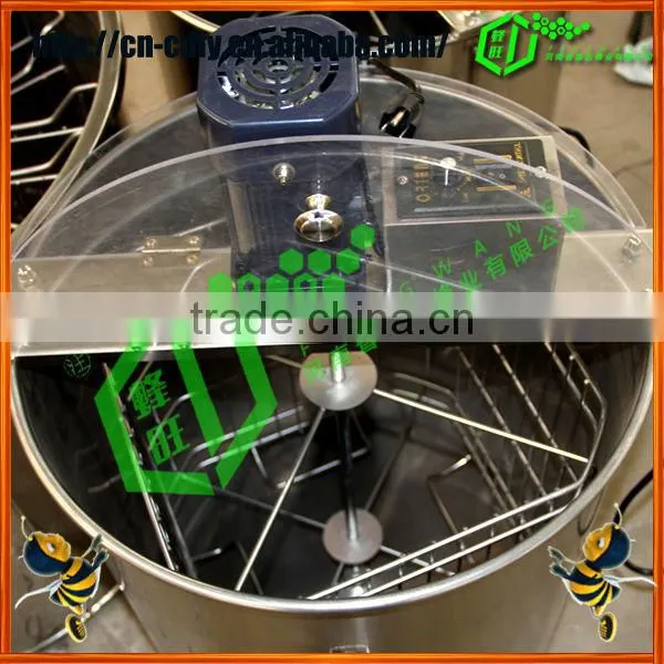 Auto start-stop devices 4 frames electric honey extractor/honey processing equipment