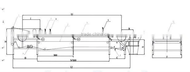 DU rubber belt type vacuum filtration machine