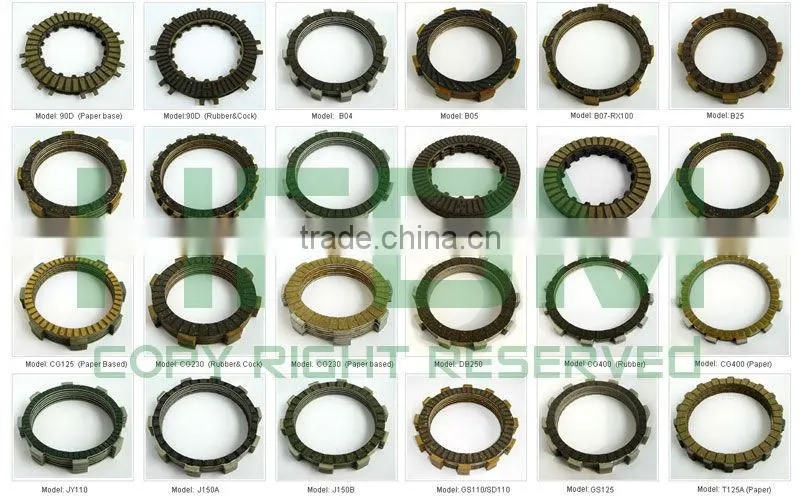 Motorcycle Clutch Plate / Clutch Disc (CT100/DT100/HR100/YL2) for India BAJAJ