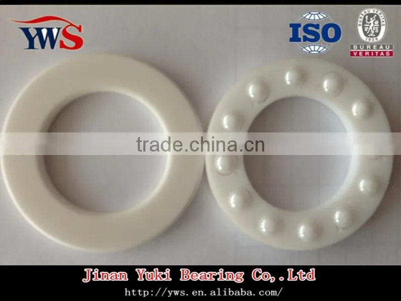 51100 Zirconia zrO2 mini size ceramic thrust ball bearing