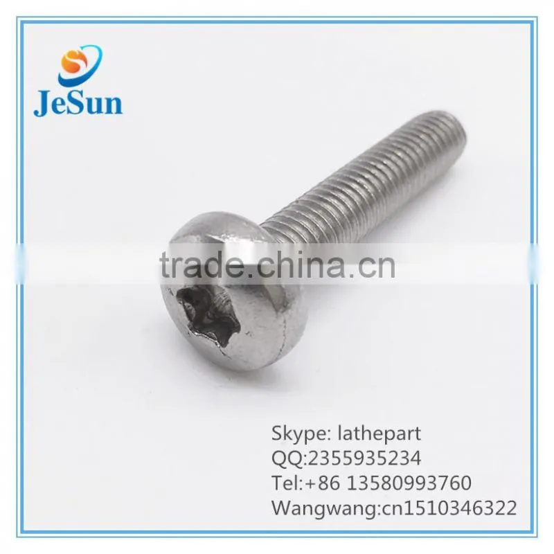China supplier m12 stainless steel long screw, screw+8613580993760
