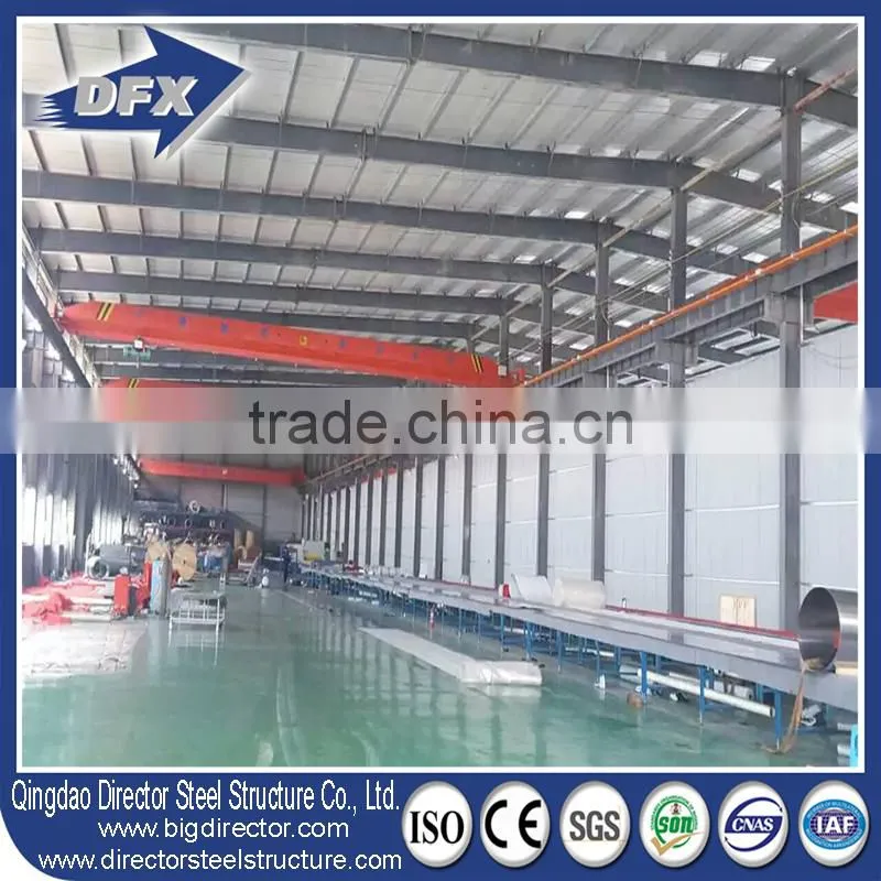 Qingdao director steel structure factory building plans