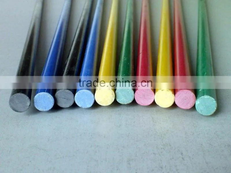 Corrosion Resistant UV Resistant High Strength Fiberglass FRP round bar