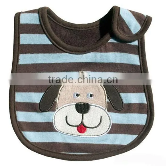 Popular funny animal style silicone baby bib