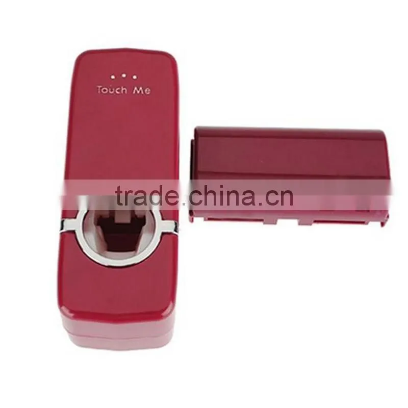 Wholesale children automatic toothpast dispenser toothbrush that dispenses with brush holder bathroom set