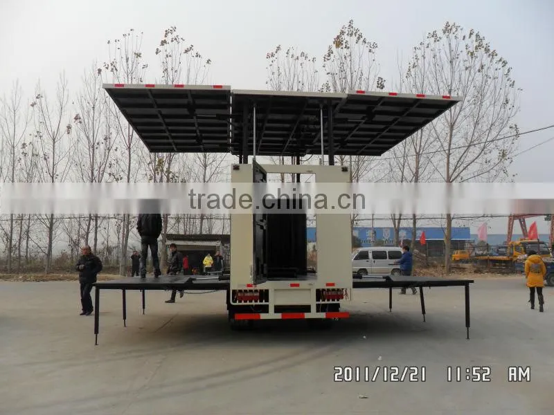 forland 4x2 Mobile led screen truck, stage truck