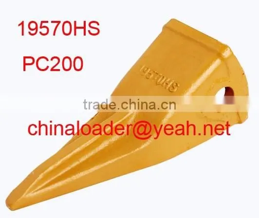 19570HS PC200 Bucket teeth PC200 Bucket teeth 19570HS Bucket teeth