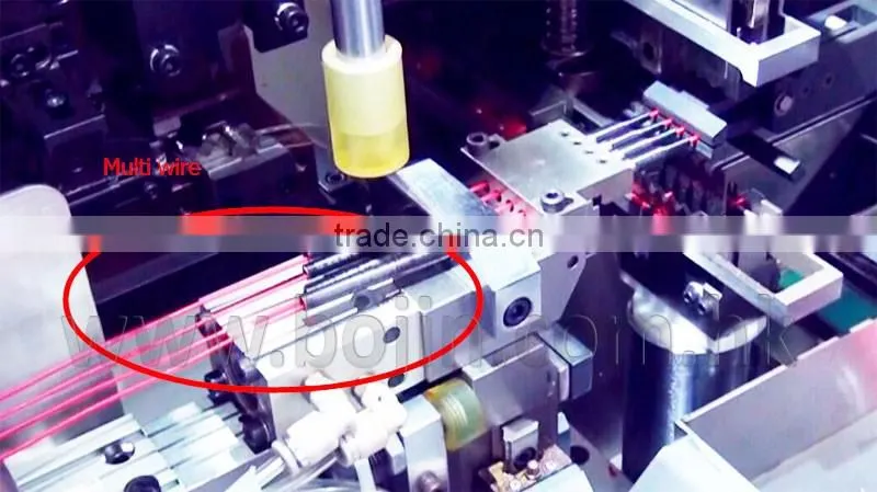 BJ-7000FT Fully Automactic Single Head Twisting, Crimping And Tinning Machine