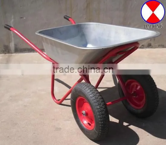 wheelbarrow WB6425T,160kg load, wheel barrow with two wheels
