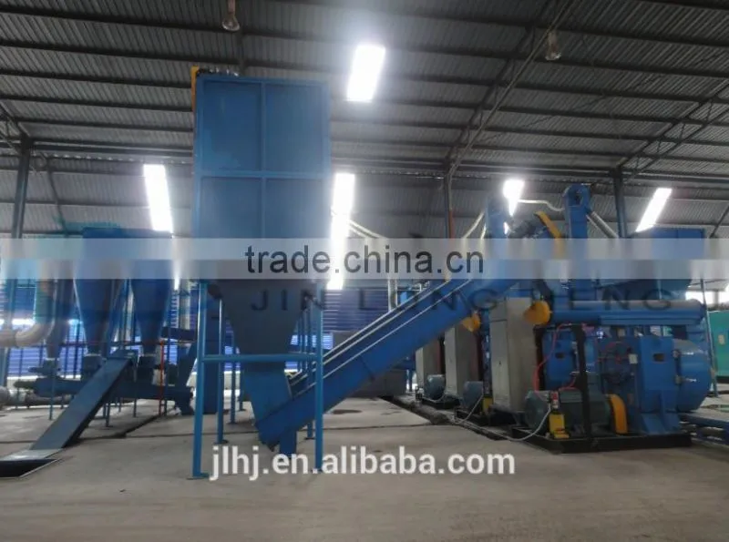 provide complete wood pellet line and new type plastic pellet making machine