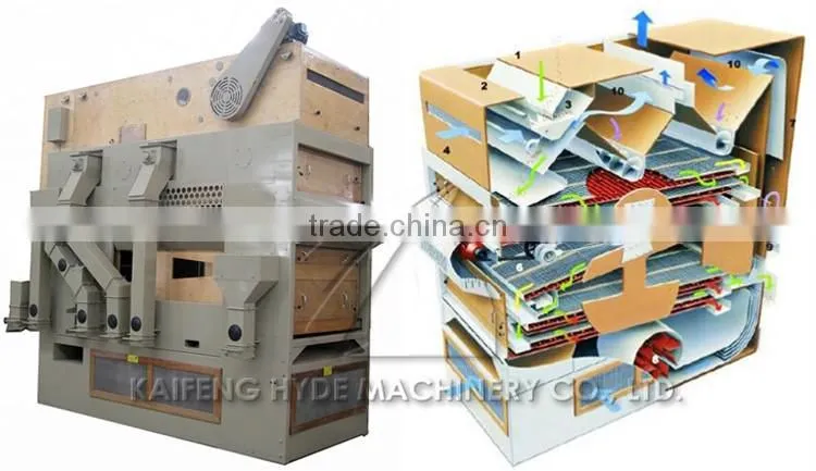 5X-5 Air screen type seed grain cleaner grader for sale
