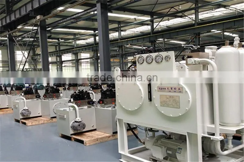 Carton machinery hydraulic power pack unit