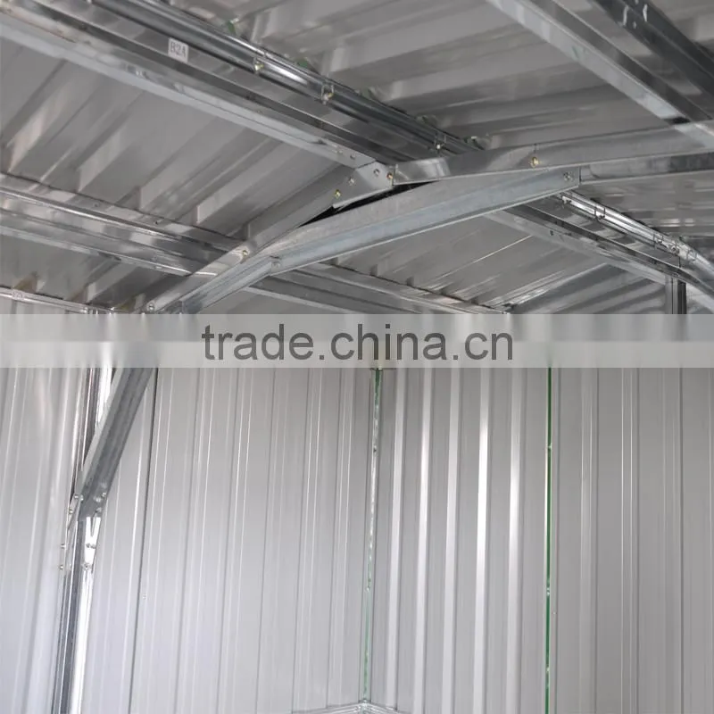 14'x08' garden sheds sheet metal/garden tool shed