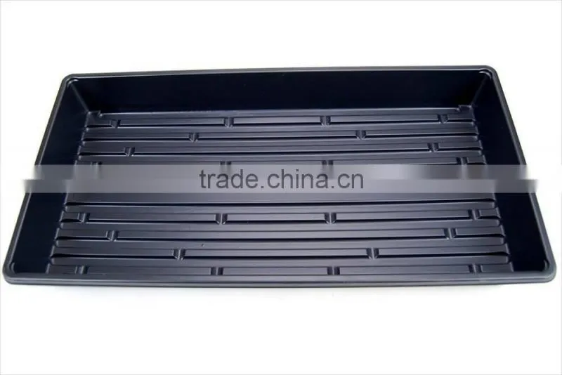 larger shallow plastic microgreen tray no drain holes