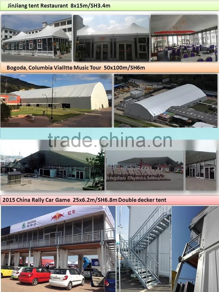 German quality China manufacture double decker marquee for sports festival events for sale
