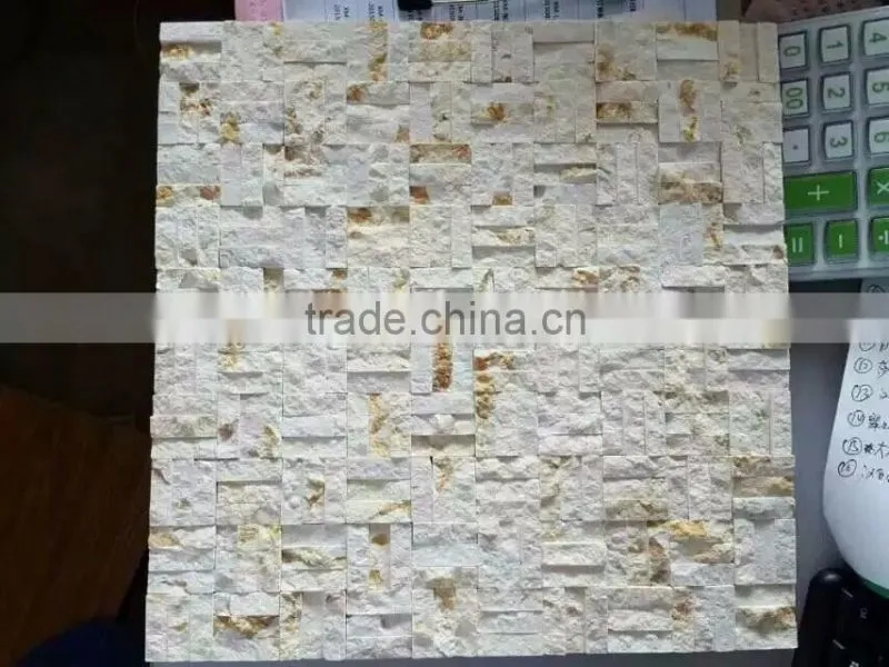 Chinese natural stone beige culture stone tiles