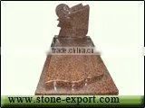 European Style Tombstone,green Tombstone,Multicolor Green Tombstone Granite