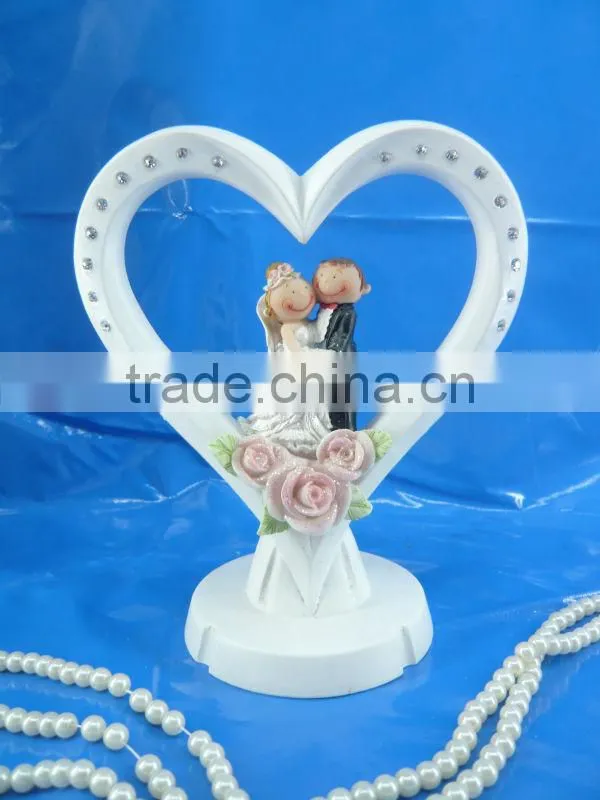 heart shape with cross wedding cake server set cake topper wedding items