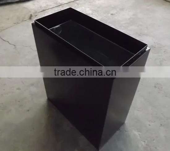 Arlau Outdoor steel metal mall waste bin
