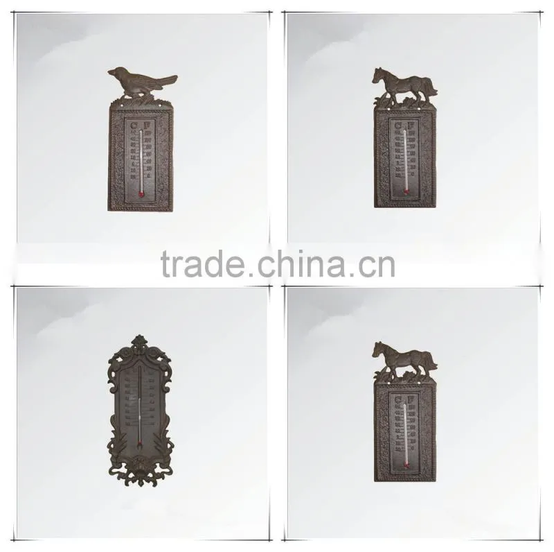 cast iron thermometer home decoration