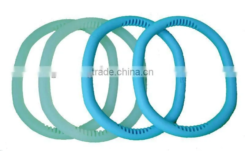 Silicone wristband or bracelet