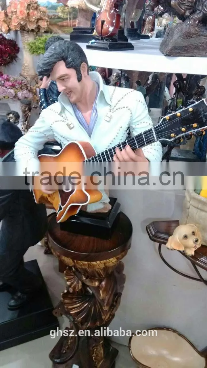 Guo hao hot sale custom jazz bank concrete statue molds for sale