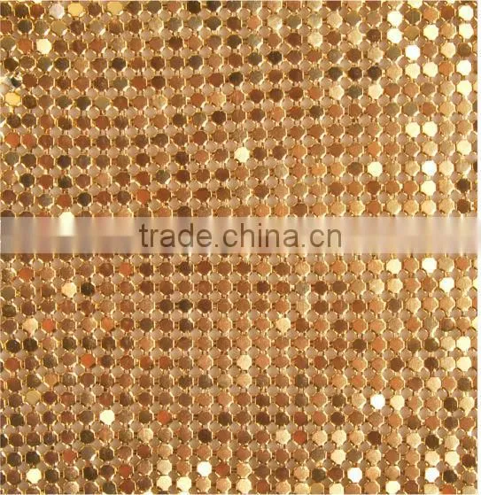 metal fabric sequin cloth metallic cloth metal wire mesh curtain