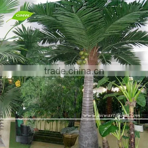 APM038 GNW China export artificial palm trees for beach umbrella decoration