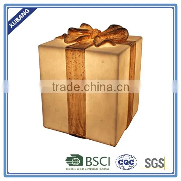 chinese best seller high quality Cute funny Christmas gift box lamp out door