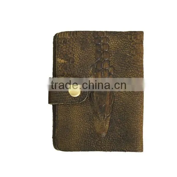 leather cover bulk plastic bussiness card holder with leather embossed