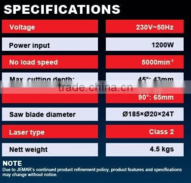 JCS185L 1200W 185mm Electric Circular Saw, electric saw, wood cutting saw portable, wood cutting hand saw