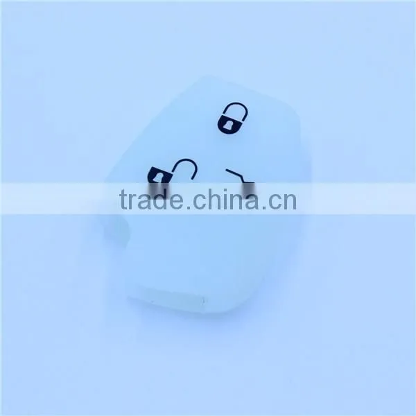 for Mercedes Benz 3 buttons silicone car key case, silicone car key covers for benz