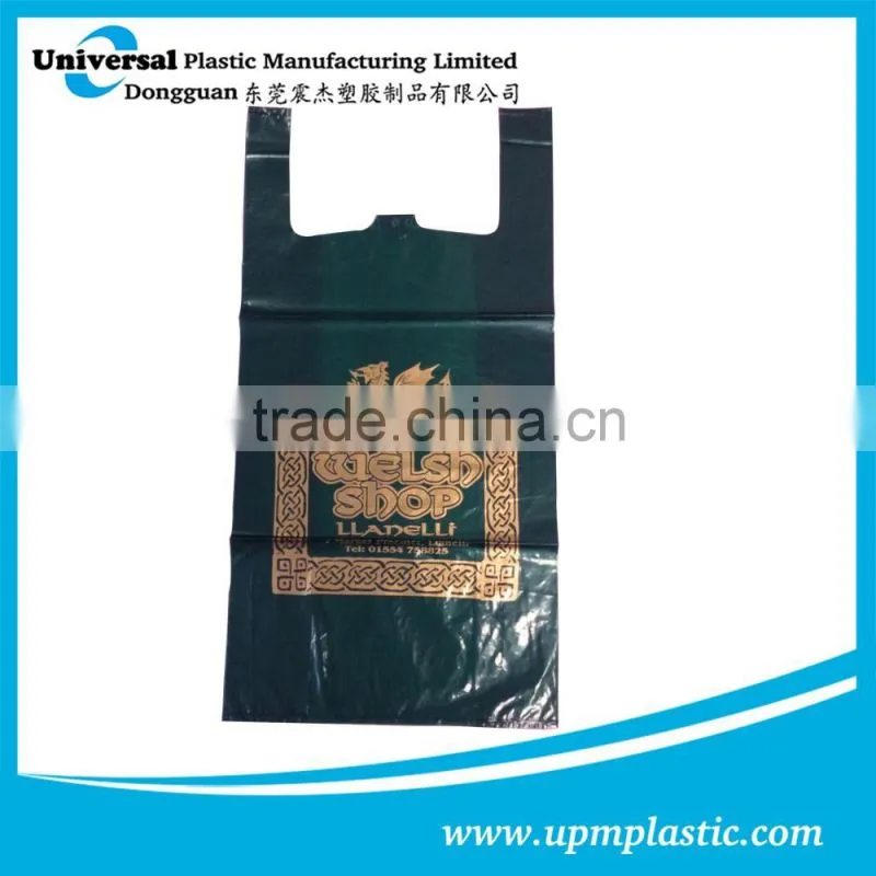 Tesco degradable vest shopping bag