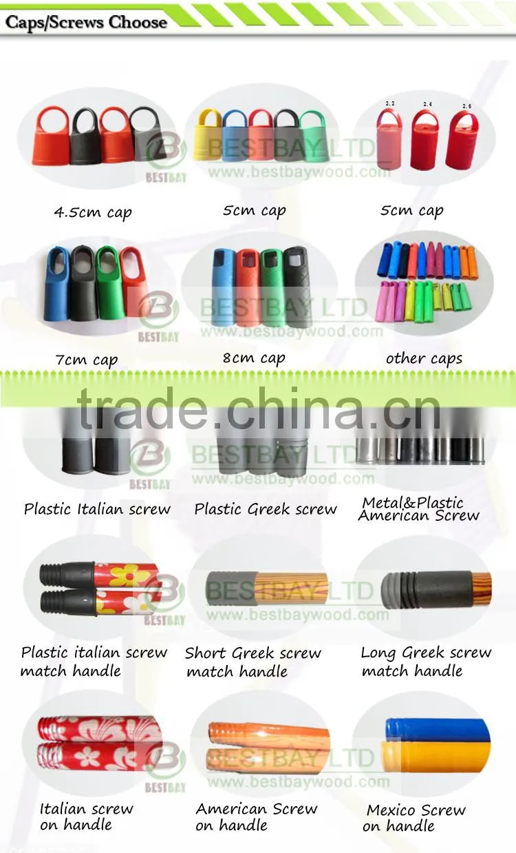 Cheap price wooden handle brush/long handle soft brush/wooden broom stick making machine