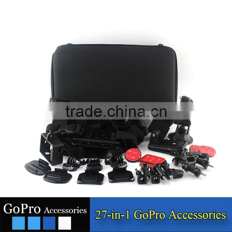 2016 hot selling factory price kit used for gopros heros accessories sports DV action camera kits mount