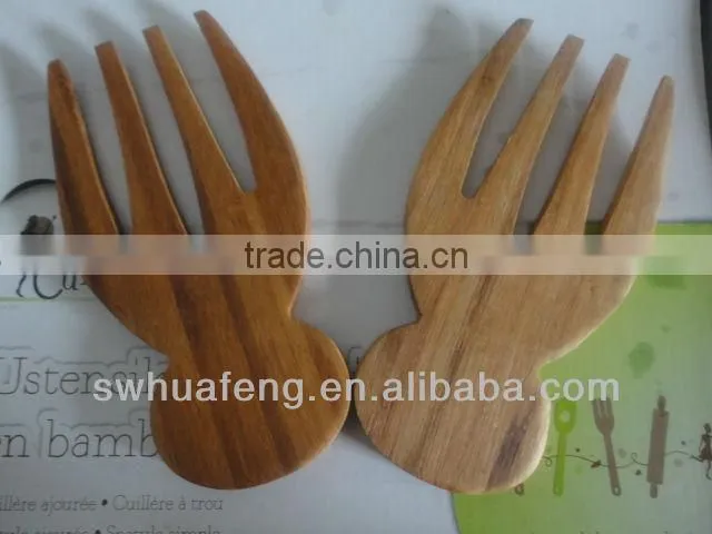 2016 Fashion bamboo salad hands
