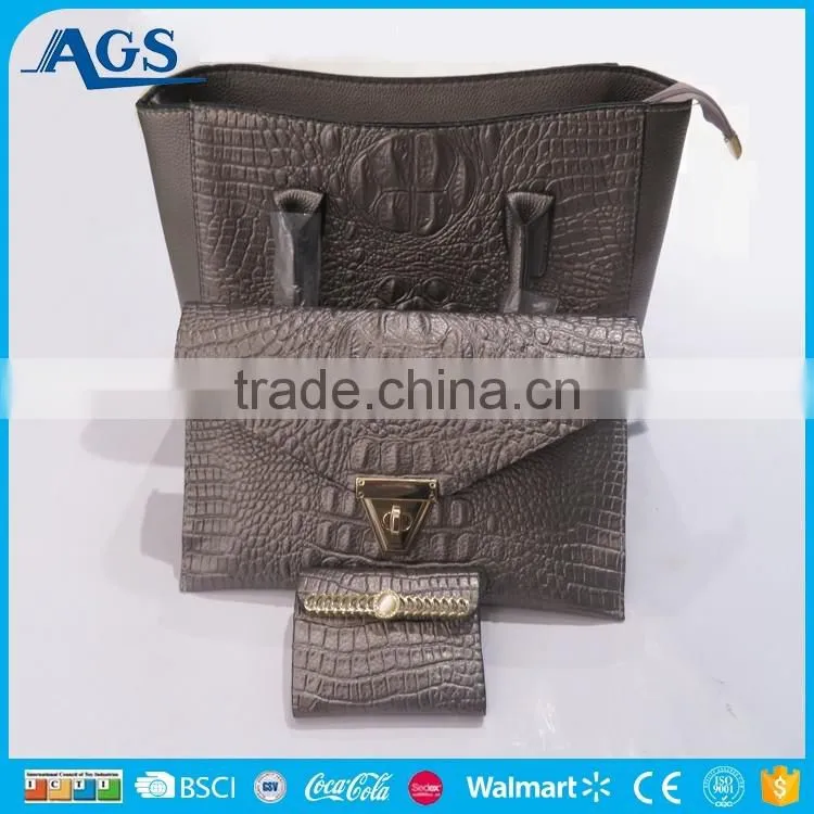 3 pieces a set lady handbag high-end fashion handbag