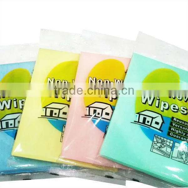 biodegradable fabrics/ eco-friendly spunlace nonwoven disposable restaurant washable dish cloths
