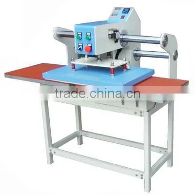 Factory price dual heat press machine pneumatic for t-shirt towel jersey