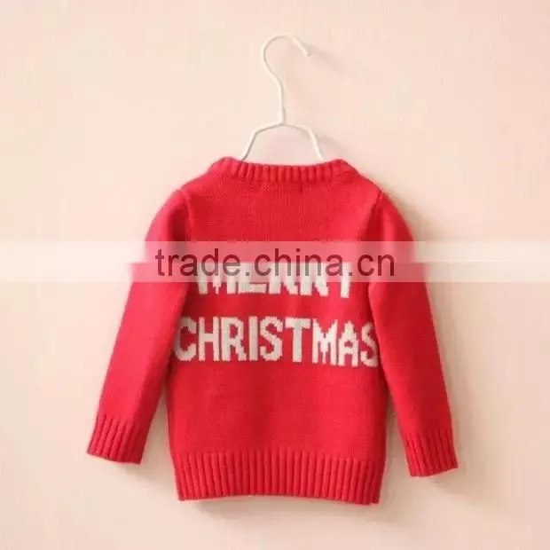 Christmas stylish jumper for little kids custom cashmere sweaters