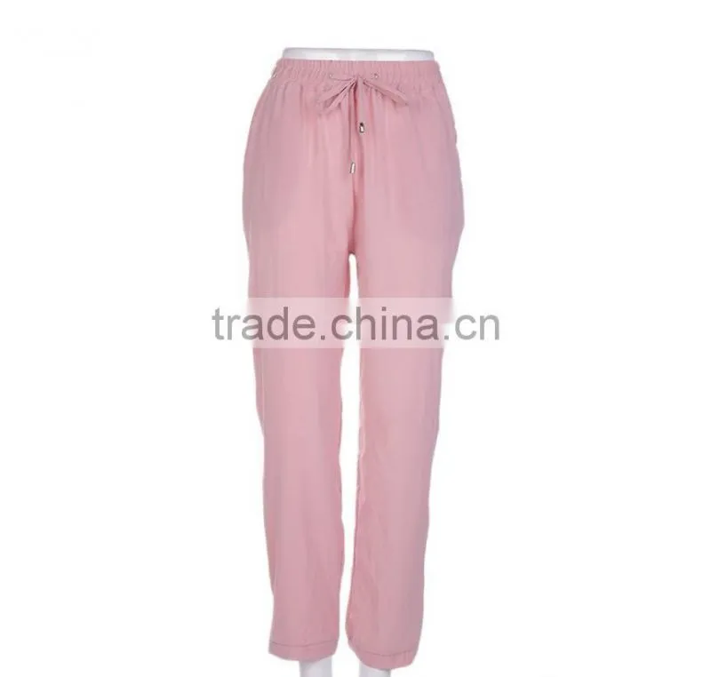 hot sell women summer baggy pants casual Harem slacks stylish pants denim wide leg straight sweat pants jogger jeans for women