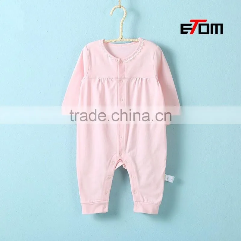 1531 OEM Baby clothes newborn boys 100% cotton baby jumpsuit long sleeve Infants clothing& Toddlers baby onesie