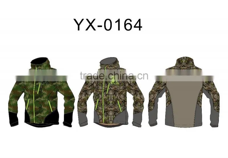 OEM wholesale men's softshell jacket new design hunting jacket
