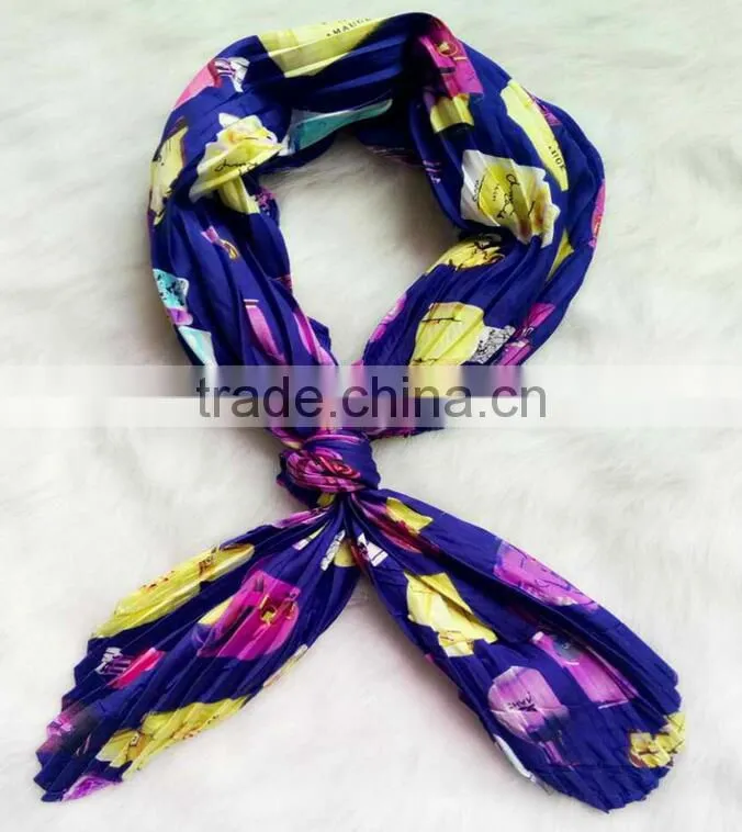 EY0017A best sale colorful printing friendly polyester elephant print scarf